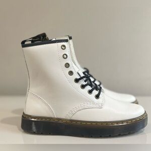 Dr. Martens  Combat Boots - White, Size 6
